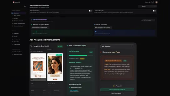 Muze AI CMO for Ads screenshot