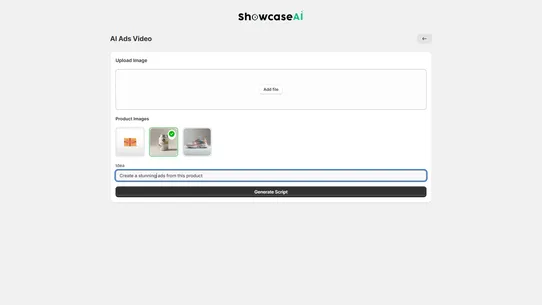 ShowcaseAI Product Video Maker screenshot