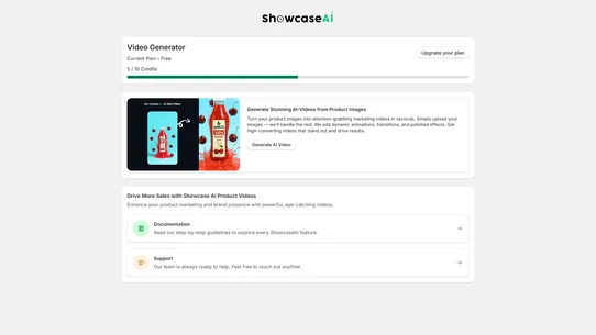 ShowcaseAI Product Video Maker screenshot