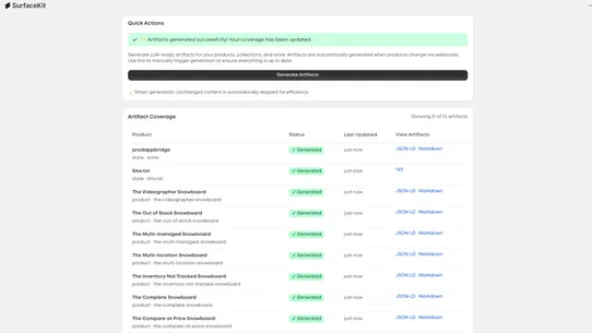 SurfaceKit screenshot