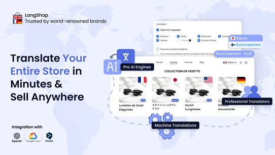 LangShop AI Language Translate screenshot