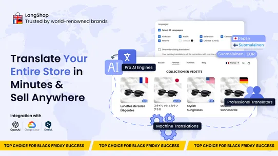 LangShop AI Language Translate screenshot