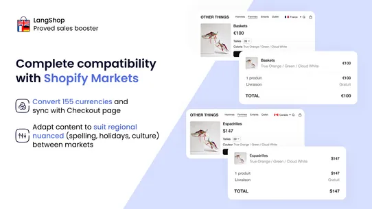 LangShop AI Language Translate screenshot