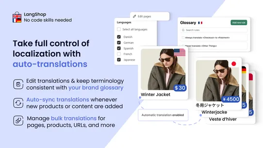 LangShop AI Language Translate screenshot