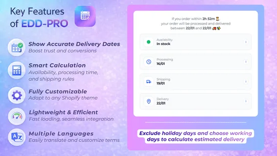 EDD AVAILABILITY APP screenshot
