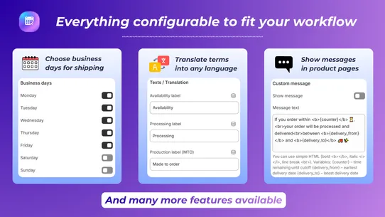 EDD AVAILABILITY APP screenshot