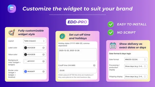 EDD AVAILABILITY APP screenshot