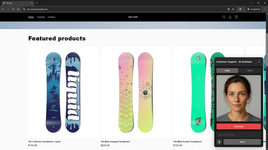 rtAV Video Chat Bot screenshot