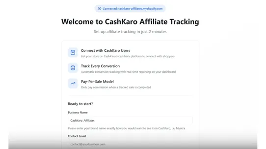CashKaro Affiliate Partner screenshot
