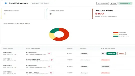RiskWall: Fraud Prevention screenshot