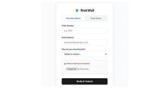 RiskWall: Fraud Prevention screenshot