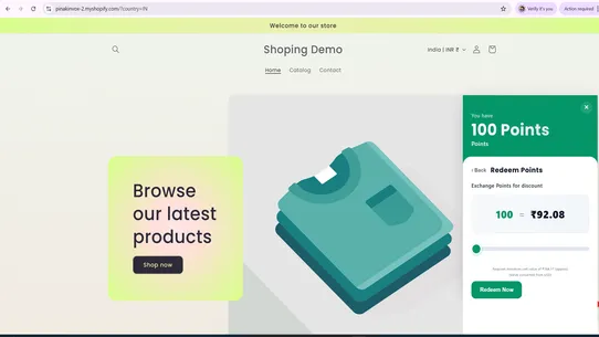 PX Loyalty Points screenshot