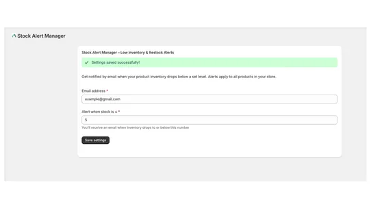 Invy Alerts – Low Inventory screenshot
