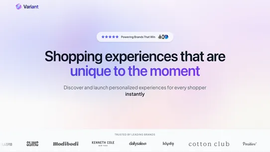 Variant ‑ AI CRO screenshot
