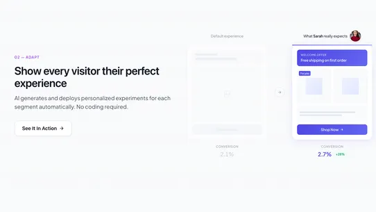 Variant ‑ AI CRO screenshot