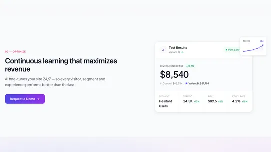 Variant ‑ AI CRO screenshot