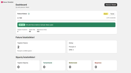 Fatura Yönetimi screenshot