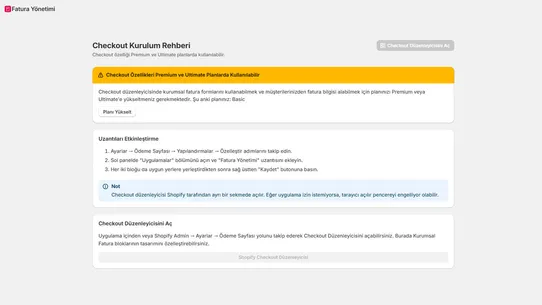 Fatura Yönetimi screenshot
