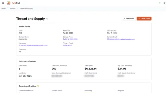 FyreTrail ‑ Retail Management screenshot