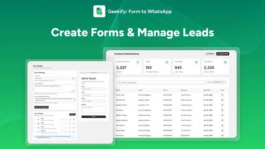 Geekify: Form to WhatsApp screenshot