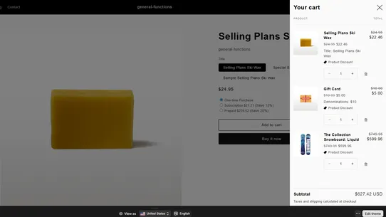 Flexible Product Discounts screenshot