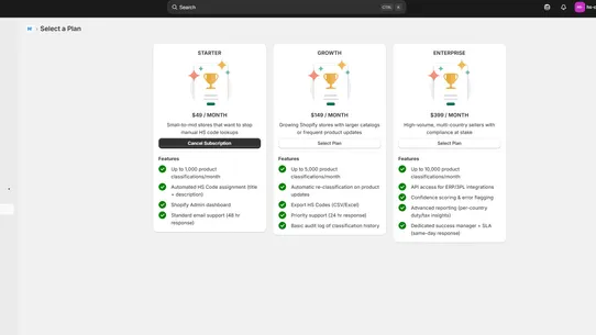 HClassify screenshot