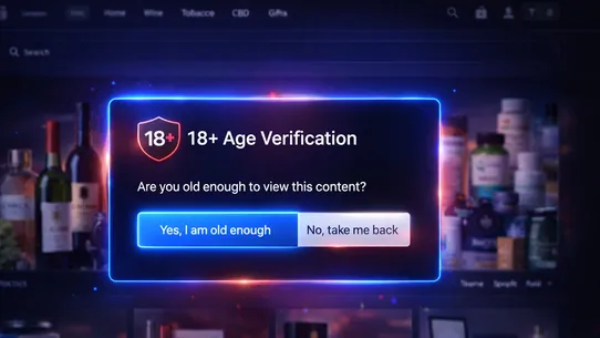 AgeVerify Shield 18+ Compliant screenshot