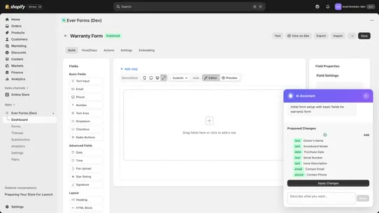 EverForms screenshot
