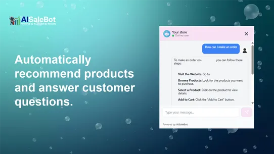 AISaleBot screenshot