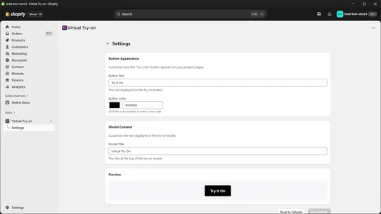 AI Virtual Try‑On screenshot