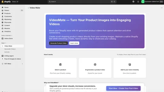 Videomate : AI Product Videos screenshot
