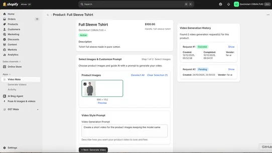 Videomate : AI Product Videos screenshot