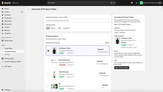 Videomate : AI Product Videos screenshot
