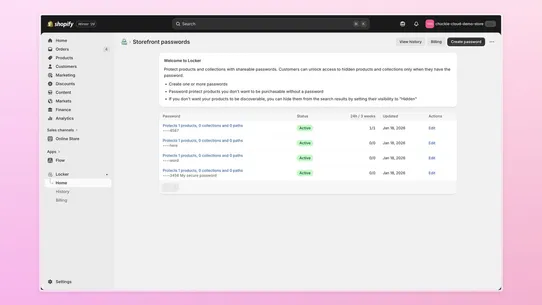 Locker ‑ Password Protection screenshot