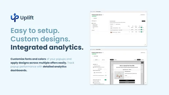Uplift ‑ Upsell Pop ups screenshot