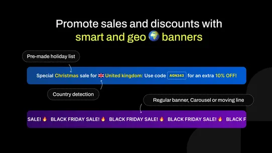 LIFT | Banners, Bars &amp; Pop Ups screenshot