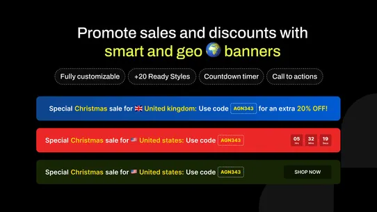 LIFT | Banners, Bars &amp; Pop Ups screenshot