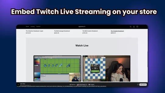 Embed Twitch Stream screenshot