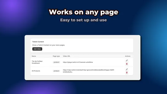 Embed Twitch Stream screenshot