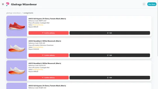 Paireeo Resale Management screenshot