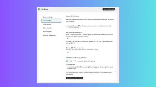 Offero : Make an Offer screenshot