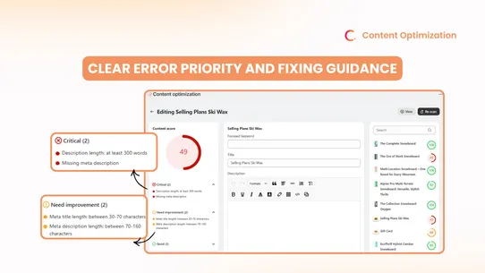 Kit: Content Optimization screenshot