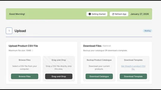 CSV Shield ‑ File Validator screenshot