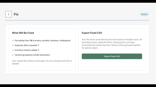 CSV Shield ‑ File Validator screenshot