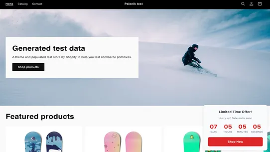 Palenik Countdown Card screenshot