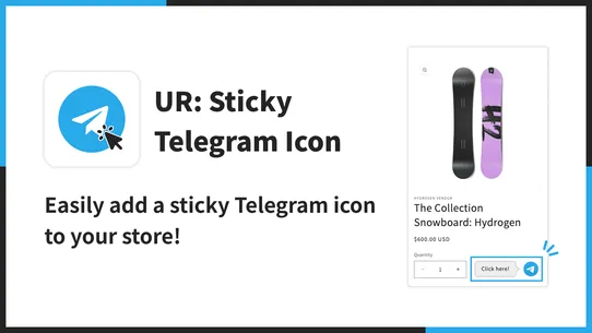 UR: Sticky Telegram Icon screenshot