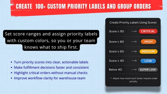 ShipIQ Order Priority Manager screenshot