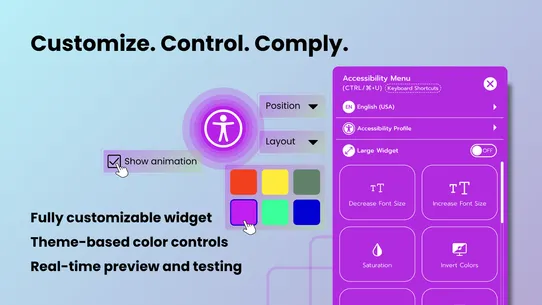 Appify ‑ Accessibility Toolkit screenshot