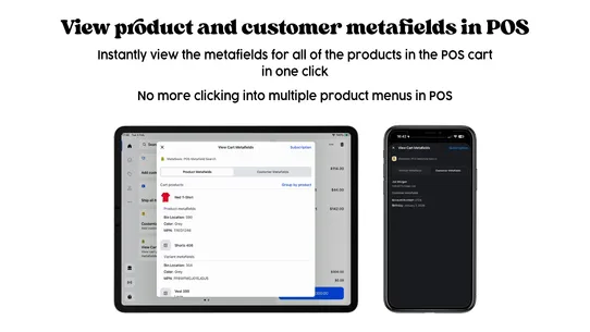 MetaSeek: POS Metafield Search screenshot