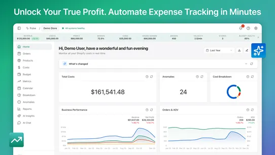 CostRadar – AI Profit Tracker screenshot